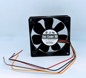 Вентилятор Sanyo Denki 9AH0812P4G09 DC 12V 0.38A 80x25 4pin