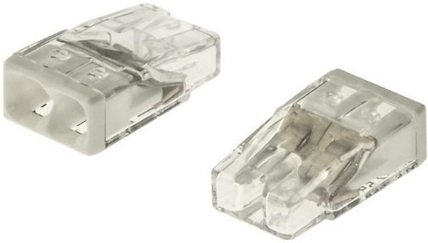 2273-202 (07-5131), Клемма 2-проводная 0.5-2.5мм2 одножильный белый