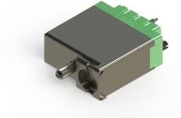 516-038-000-261, Rack &amp; Panel Connectors 38P RECPT METAL CVR TOP ENTRY