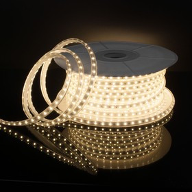 LS015 220V/ Лента светодиодная 220V 14,4W 120Led 2835 IP65 4200 дневной белый, 50 м
