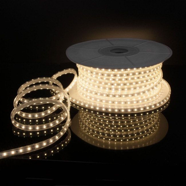 LS015 220V/ Лента светодиодная 220V 14,4W 120Led 2835 IP65 4200 дневной белый, 50 м