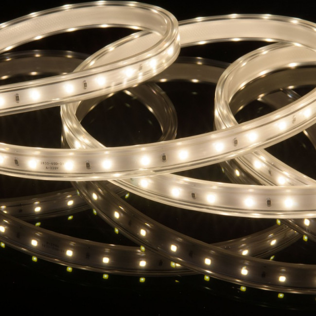 LS015 220V/ Лента светодиодная 220V 14,4W 120Led 2835 IP65 4200 дневной белый, 50 м