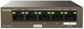 Коммутатор Tenda TEG1105PD