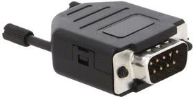 MP010149, D SUB CONN KIT, PLUG, 9POS, DE, SOLDER