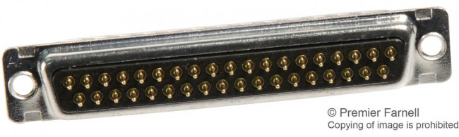 L717DC37PU, D SUB CONNECTOR, STANDARD, 37 POSITION, PLUG, Разъем L717DC37PU Amphenol
