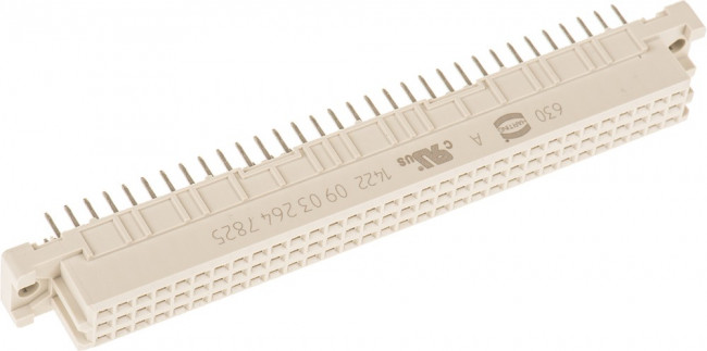 09032647825, DIN 41612 Connectors 64P FEMALE TYPE C STRT WRAP POSTS