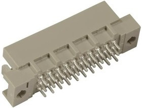 09291306902, DIN 41612 Connectors 3R MALE SOLDIER PINS FIX FLNG 2.5MM 30CO