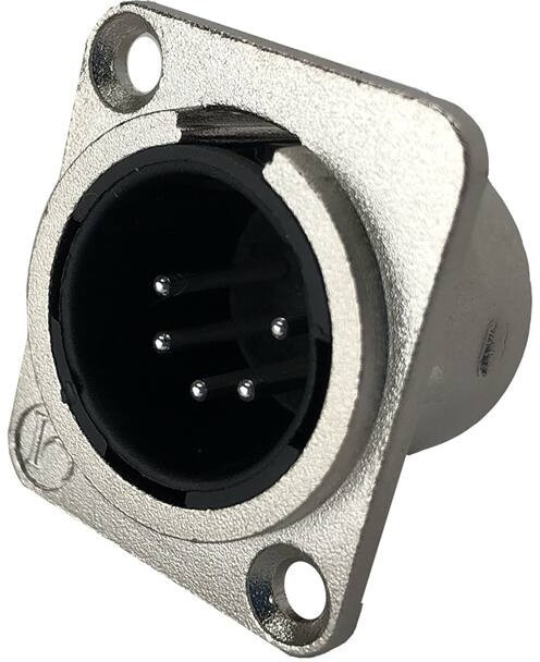 IO-XLR5-M-JL, XLR CONNECTOR, PLUG, 5POS, PANEL