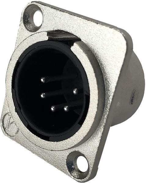 IO-XLR5-M-JL, XLR CONNECTOR, PLUG, 5POS, PANEL