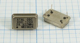 Кварцевый генератор 28.322МГц 5В, в корпусе FULL=DIL14, гк 28322 \\FULL\ \5В\HXO-1204\MEC