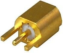 135-9711-801, RF Connectors / Coaxial Connectors MMCX Non-Mag Jack End Launch