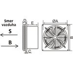 ВЕНТИЛЯТОР МНОГОФУНКЦИОНАЛЬНЫЙ МЕТАЛЛИЧЕСКИ НАСТЕННЫЙ MF300Z-25 B 22441