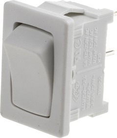 1801.1101, SPST, On-None-Off Rocker Switch Panel Mount