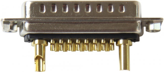 680M17W2103L211, D-Sub Mixed Contact Connectors Power Combo D Solder Cup 17W2/M/20A/SC