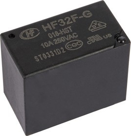 HF32F-G/018-HST, Реле 1 замык. 18VDC, 10A/250VAC SPST-NO