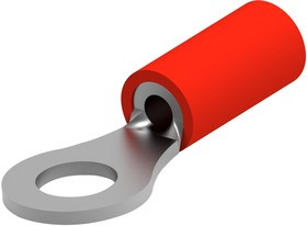 342104-1, Клемма с кольцевым наконечником, M5, #10, 16 AWG, 1.3 мм², Красный