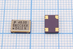 Кварцевый генератор 48МГц, 2.5В, HCMOS/TTL в корпусе SMD 7x5, гк 48000 \\SMD07050C4\T/CM\ 2,5В\OC7E4
