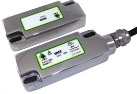 136005, WMR Series Magnetic Non-Contact Safety Switch, 250V ac, 316 Stainless Steel Housing, 2NC, 2m Cable