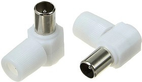 FD-2431, TV штекер угловой на кабель под винт