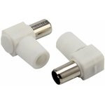 FD-2431, TV штекер угловой на кабель под винт FD-2431, TV штекер угловой на кабель под винт