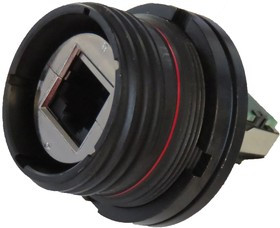 RJFTV67A1GF312, RJFTV6 Series Female RJ45 Connector, Jam Nut, Cat6 RJFTV67A1GF312, RJFTV6 Series Female RJ45 Connector, Jam Nut, Cat6