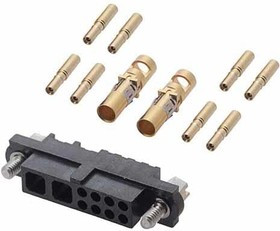 M80-4C10805F1- 02-325-00-000, Power to the Board FEMALE CRIMP/SCREW 2 POWER+8 SIGNAL