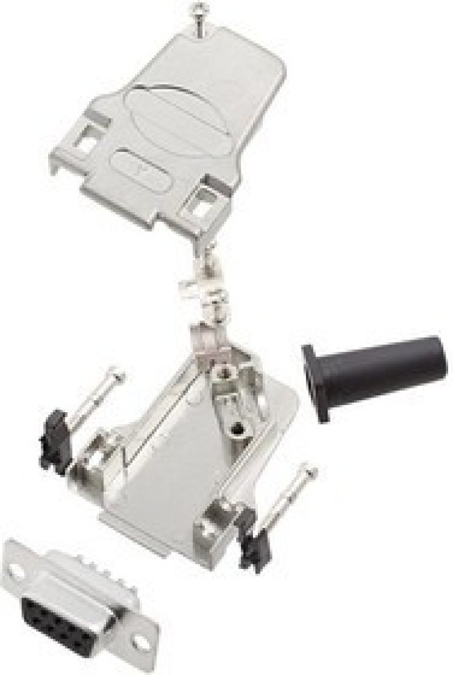 L17D45ZF09-RG+L77SDE09S, Разъем D Sub, With Backshell, DB9, Standard, Гнездо, D45ZF-RG, 9 контакт(-ов), DE, Пайка L17D45ZF09-RG+L77SDE09S, Разъем D Sub, With Backshell, DB9, Standard, Гнездо, D45ZF-RG, 9 контакт(-ов), DE, Пайка