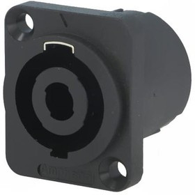 SP-2-MD, Loudspeaker Connectors 2P D FLANGE CHASSIS