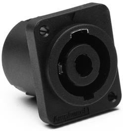 SP-2-MD, Loudspeaker Connectors 2P D FLANGE CHASSIS