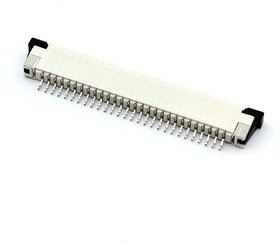 Разъем FPC Half Coverage Top Contact 1.0K-BS-28PWB 28 pin высота 2мм шаг 1мм