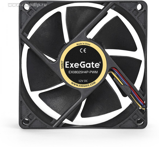 Exegate EX283379RUS Вентилятор ExeGate EX08025H4P-PWM, 80x80x25 мм, гидродинамический, 4pin, PWM, 23dBA Exegate EX283379RUS Вентилятор ExeGate EX08025H4P-PWM, 80x80x25 мм, гидродинамический, 4pin, PWM, 23dBA