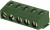 282836-5, Зажимная рейка для печатных плат, угловой 90°, 5мм, на PCB, 300В 282836-5, Зажимная рейка для печатных плат, угловой 90°, 5мм, на PCB, 300В