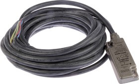 440N-G02143, 440N Series Magnetic Non-Contact Safety Switch, 24V dc, Stainless Steel Housing, 2NC, 6m Cable