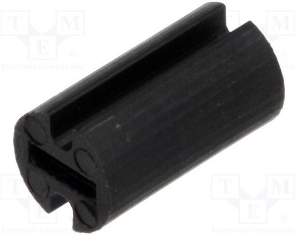 FIX-LEDH-8, Распорная втулка, D 4,5мм, Диам 3мм, для светодиодов, черный
