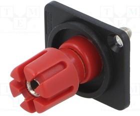 CP303011, Зажим, для громкоговорителей, с поперечным гнездом 4мм, 19x24мм