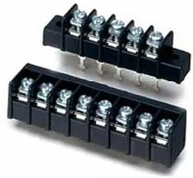A00111007, Barrier Terminal Blocks 10P 6.35mm 10A 300V MAGNUM A0 SERIES