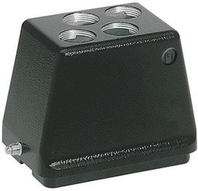 19370480401, Heavy Duty Power Connectors METAL HOOD HAN 48B 1 LVR LCKING