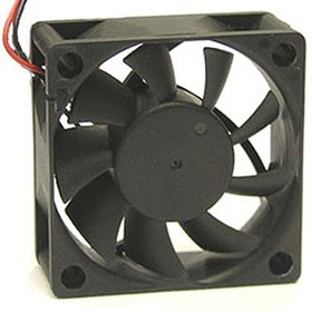 RQD 6015MS 12VDC, (60*60*15 12V), Вентилятор 12В 60x60х15мм, 4700 об/мин., 37.4м3/час, 28дБ, подшипник скольжения, тип вывода - провод