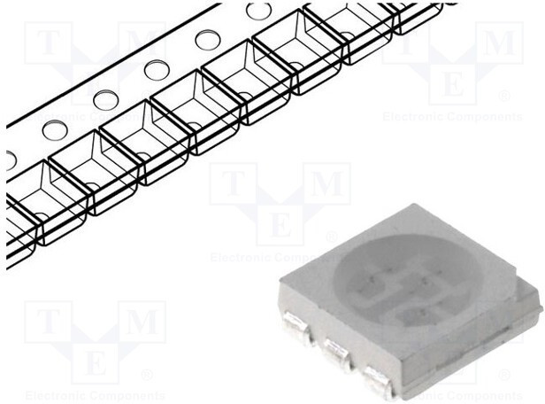 LL-R5050PGC-G5-1B, LED; SMD; 5050,PLCC6; green; 3500?4500mcd; 5x5.5x1.5mm; 120°; 60mA LL-R5050PGC-G5-1B, LED; SMD; 5050,PLCC6; green; 3500?4500mcd; 5x5.5x1.5mm; 120°; 60mA