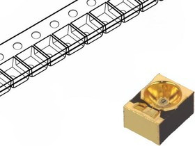 SFH 4650, ИК-передатчик, 860нм, 900мВт, 15°, SMD, Разм 3,3x2,35x1,7мм, 100мА