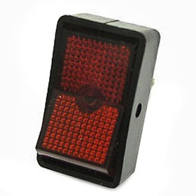 ASW-11D on-off красный, Клавишный переключатель ASW-11D, on-off, красный