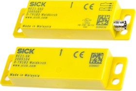 RE21-SAC, RE21 Series Magnetic Non-Contact Safety Switch, 30V dc, Plastic Housing, NC, M8