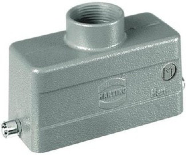 19300161442, Heavy Duty Power Connectors METAL HOOD HAN 16B 1 LVR LCKING