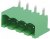 2EDGRC-5.0-04P-14-00A(H), Разъемный клеммный блок на плату, 4 контакта. Серия 2EDGRC-5.0
