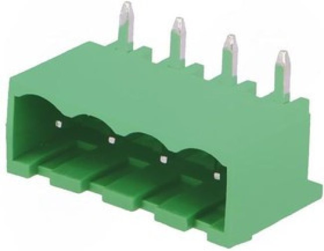 2EDGRC-5.0-04P-14-00A(H), Разъемный клеммный блок на плату, 4 контакта. Серия 2EDGRC-5.0