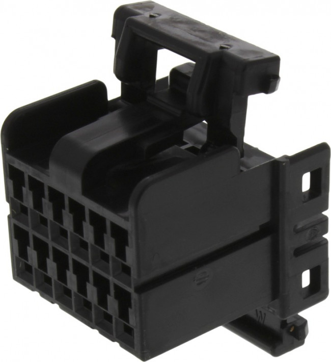 174045-2, Conn Housing PL 12 POS 2.5mm Crimp ST Cable Mount Black Package Automotive 174045-2, Conn Housing PL 12 POS 2.5mm Crimp ST Cable Mount Black Package Automotive