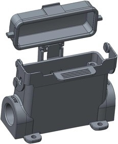 T1629161220-000, HEAVY DUTY CONN, 1 LEVER, SIZE H16A T1629161220-000, HEAVY DUTY CONN, 1 LEVER, SIZE H16A