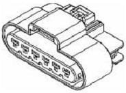 15326635, Automotive Connectors 6P FM BLK CONN ASSY GT 280 SERIES 25AMPS