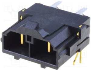 MX-93601-0622, Корпус: для разъемов HDC, размер 3А, с защелкой, угловой, металл