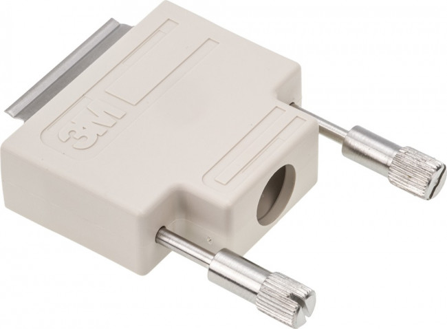 10326-32J0-000, 103 Series Copolyester Elastomer, Steel D Sub Backshell, 26 Way, Strain Relief